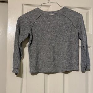 Cat & Jack Gray Kids Long Sleeve Shirt